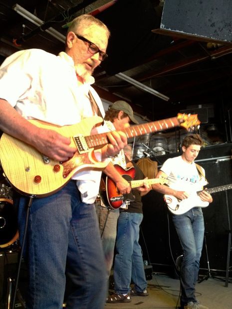 Schuster performs rock and blues